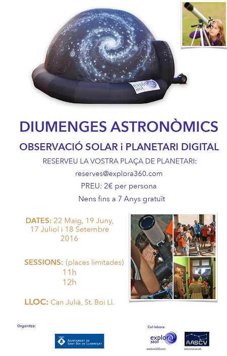 Diumenges Astronòmics 2016
